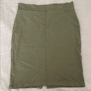 Olive Green Women's Skirt